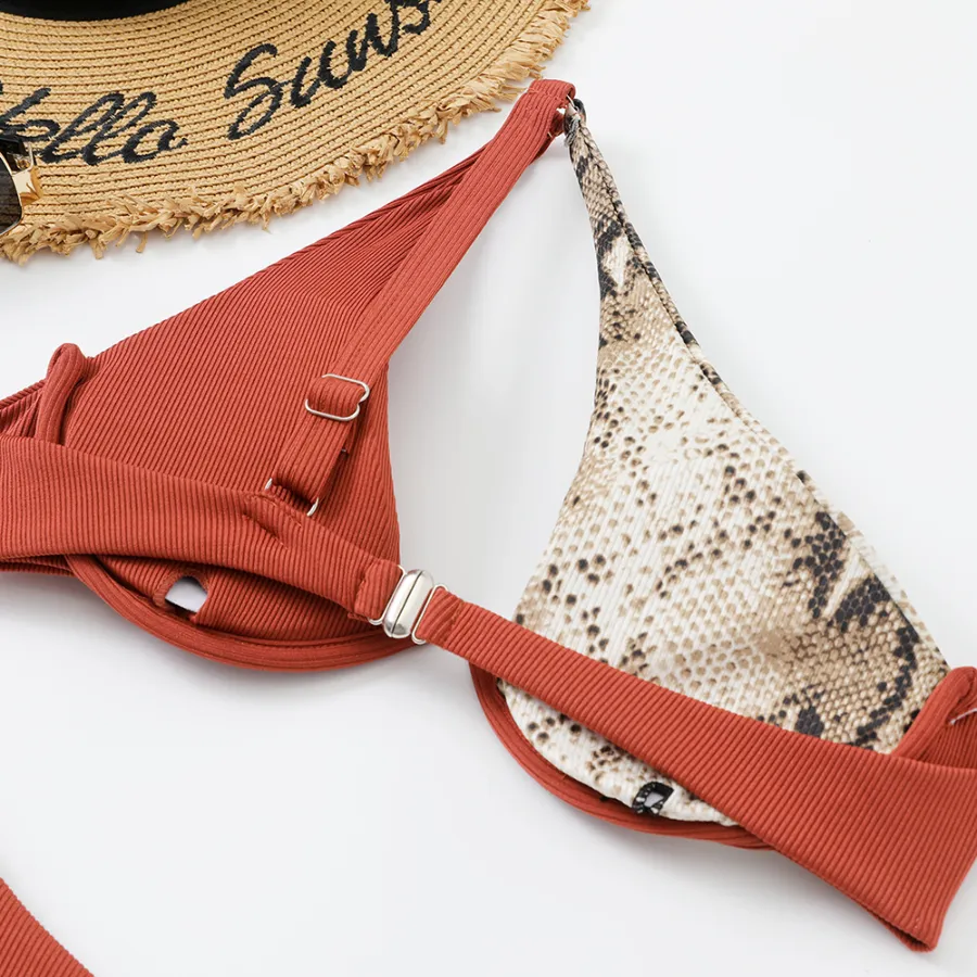 Sexy Swim Wear Leopard Two Piece Swimsuit Sexy Swim Wear Leopard Two Piece Swimsuit