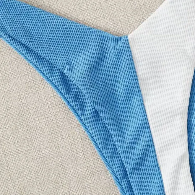 Beach Wear for Women Contrast Colors Two Piece Swimsuit Beach Wear for Women Contrast Colors Two Piece Swimsuit