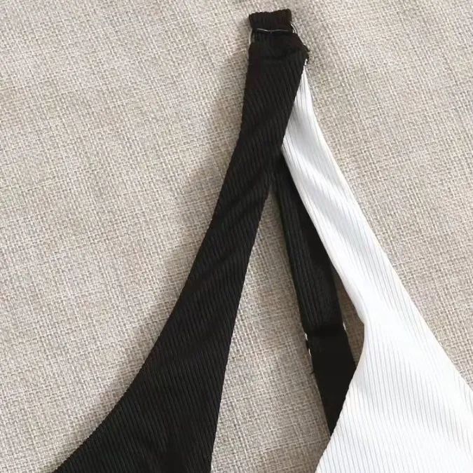 Beach Wear for Women Contrast Colors Two Piece Swimsuit Beach Wear for Women Contrast Colors Two Piece Swimsuit