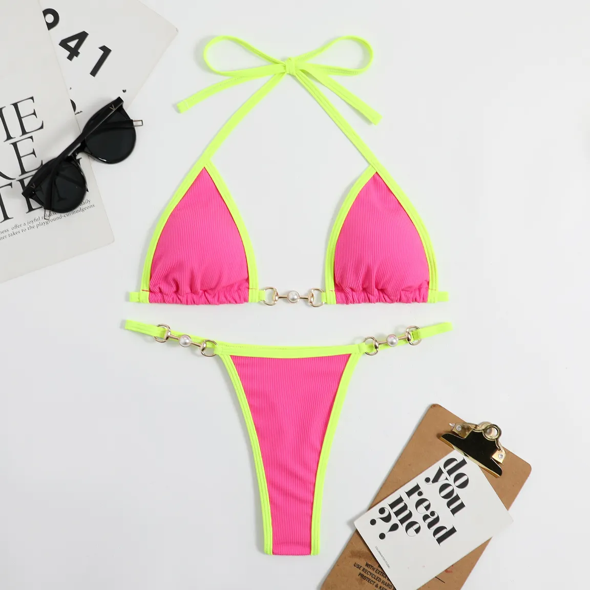 Triangle Thong Bikini Set Sexy Two Piece Bathing Suit wholesale beachwear suppliers bikini swim wear Triangle Thong Bikini Set Sexy Two Piece Bathing Suit wholesale beachwear suppliers bikini swim wear