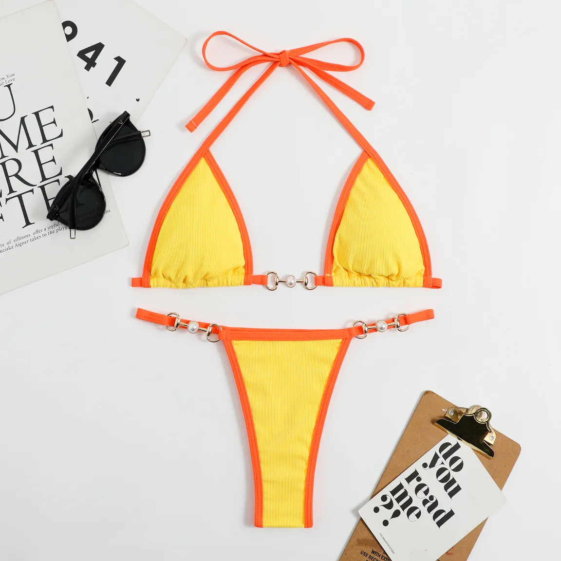 Triangle Thong Bikini Set Sexy Two Piece Bathing Suit wholesale beachwear suppliers bikini swim wear Triangle Thong Bikini Set Sexy Two Piece Bathing Suit wholesale beachwear suppliers bikini swim wear