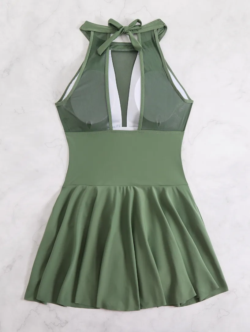 Women Plus Size Swim Dress One Piece Bathing Suits wholesale beachwear suppliers sexy one piece swimwear for women Women Plus Size Swim Dress One Piece Bathing Suits wholesale beachwear suppliers sexy one piece swimwear for women