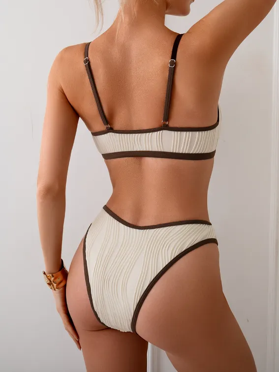 Two Piece Cheeky Swimsuits Women Bikini Manufacturer