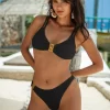 Custom Spaghetti Strap Top Low Waist String Triangle Bikini Set wholesale beachwear suppliers swim manufacturers