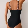 Custom Swimwear Manufacturers Leopard Print One Piece Swimsuit wholesale swimwear manufacturers make your own swimwear