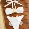 Hollow-Out Bikini Set Adjustable Halter Triangle Swimsuit Swimwear Manufacturer