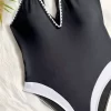 Women's One Piece Swimsuit Deep V Sexy Swimwear Bathing Suit Manufacturer