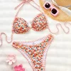 Sexy Two Piece Swimsuit Beach Floral Bikini Sets