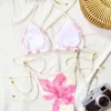 Special Fabric Adjustable Halter Triangle Swimsuit Manufacturer
